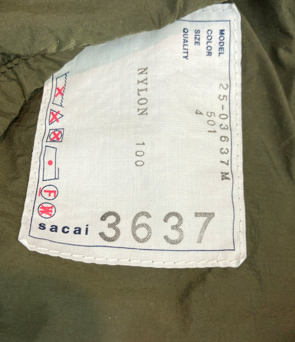 Sacai 半袖シャツ ボタン Cotton Weather Shirt 25-03637M メンズ SIZE