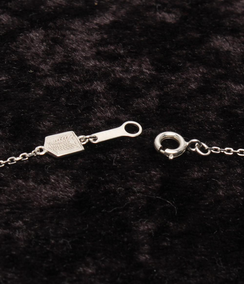 美品 U-TREASURE ネックレス ダブルリング SV 進撃の巨人 エレン リヴァイ ユニセックス ユートレジャー