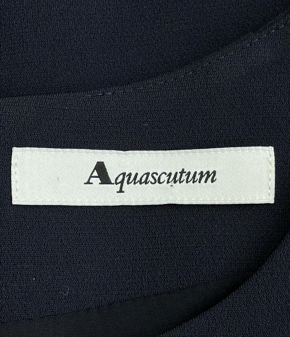 アクアスキュータム 七分袖ワンピース レディース SIZE TL (L) Aquascutum