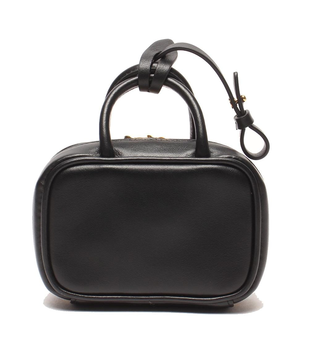 美品 Miu Miu バッグチャーム ボウ マイクロバッグ 5NR036 レディース ミュウ ミュウ