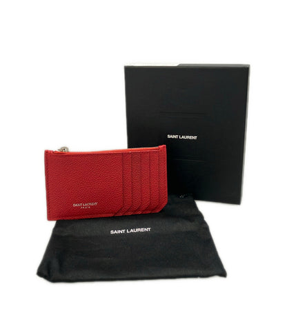 美品 SAINT LAURENT PARIS フラグメントケース カードケース コインケース レディース サンローランパリ
