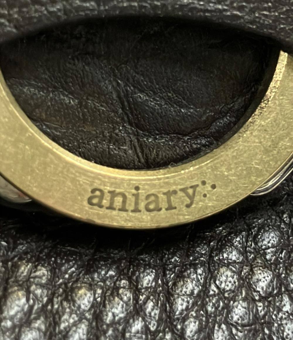 美品✨ アニアリ ボストンバッグ ブラック レザー ショルダーバッグ 2WAY aniary（アニアリ） 正規取扱店 アンティーク レザー ボストン