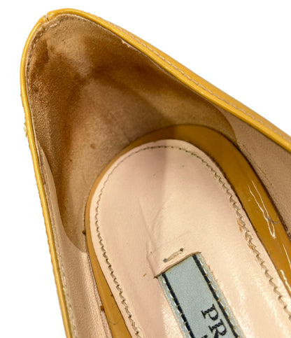 PRADA スクウェアトゥエナメルパンプス レディース SIZE 37 (23.5cm) プラダ