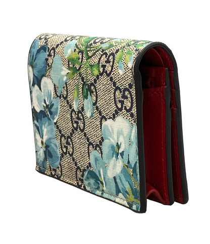 美品 GUCCI 二つ折り財布 GGブルームス 546372 0416 レディース グッチ