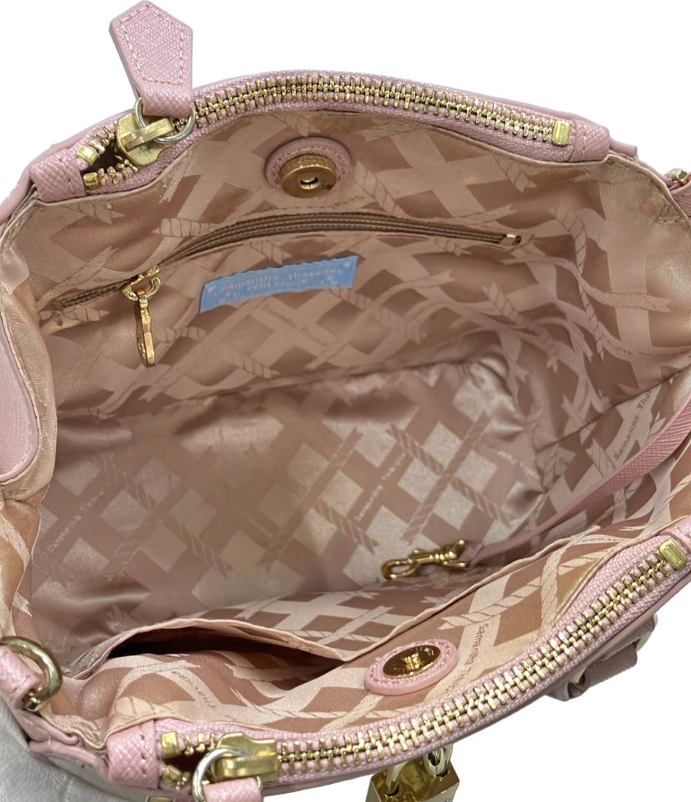 美品 Samantha Thavasa 2way ハンドバッグ ショルダーバッグ 斜め掛け レディース サマンサタバサ