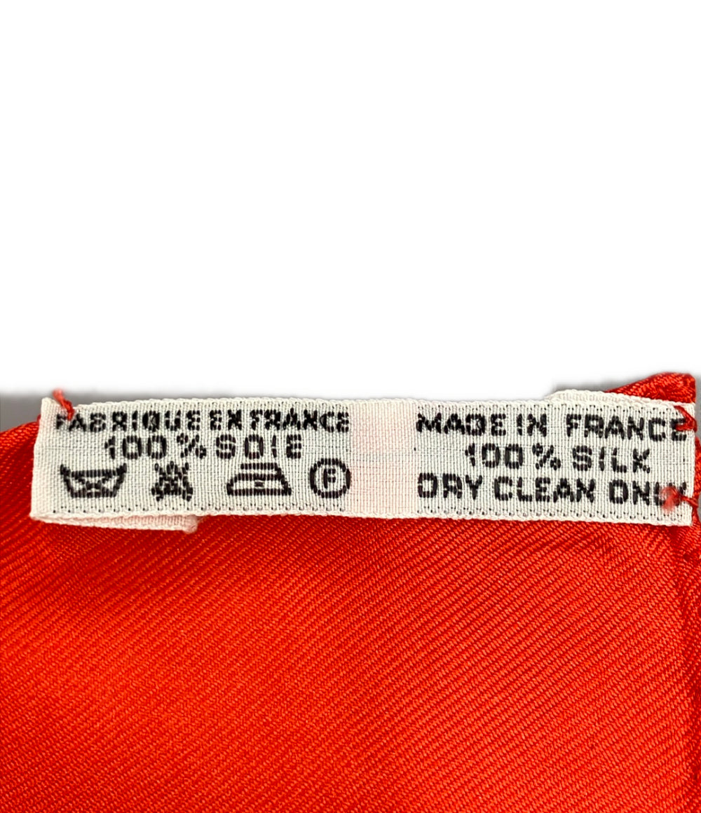 HERMES スカーフ シルク100% カレ90 WASHINGTON'S CARRIAGE レディース エルメス