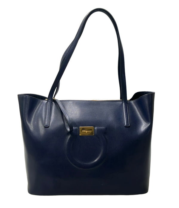 Salvatore Ferragamo トートバッグ レザー ガンチーニ レディース