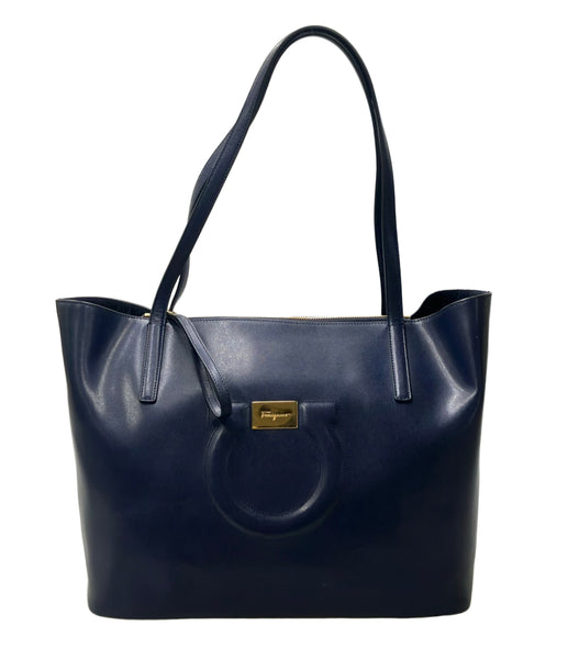 Salvatore Ferragamo トートバッグ レザー ガンチーニ レディース
