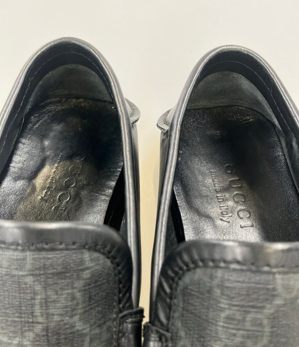 GUCCI ドライビングシューズ GG柄 メンズ SIZE 5 1/2 (24.5cm) グッチ
