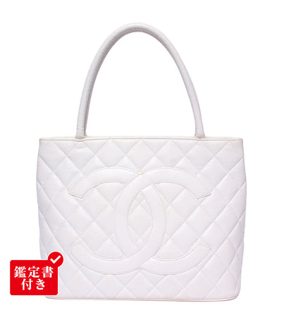 CHANEL トートバッグ ショルダーバッグ 肩掛け 復刻トート ゴールド金具 5番台 キャビアスキン レディース シャネル
