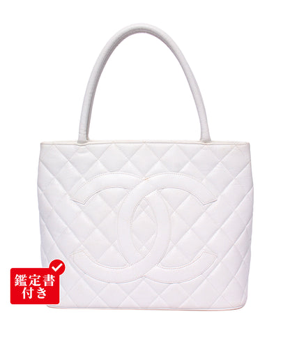 CHANEL トートバッグ ショルダーバッグ 肩掛け 復刻トート ゴールド金具 5番台 キャビアスキン レディース シャネル