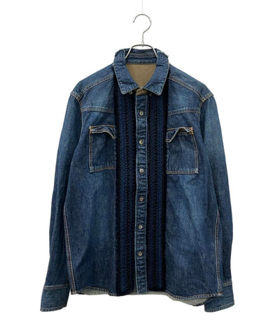 Sacai 長袖 デニムシャツ 17-0145M メンズ SIZE 2 サカイ