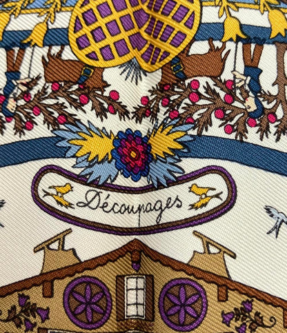 エルメス スカーフ カレ 40 シルク 100% Decoupages レディース HERMES