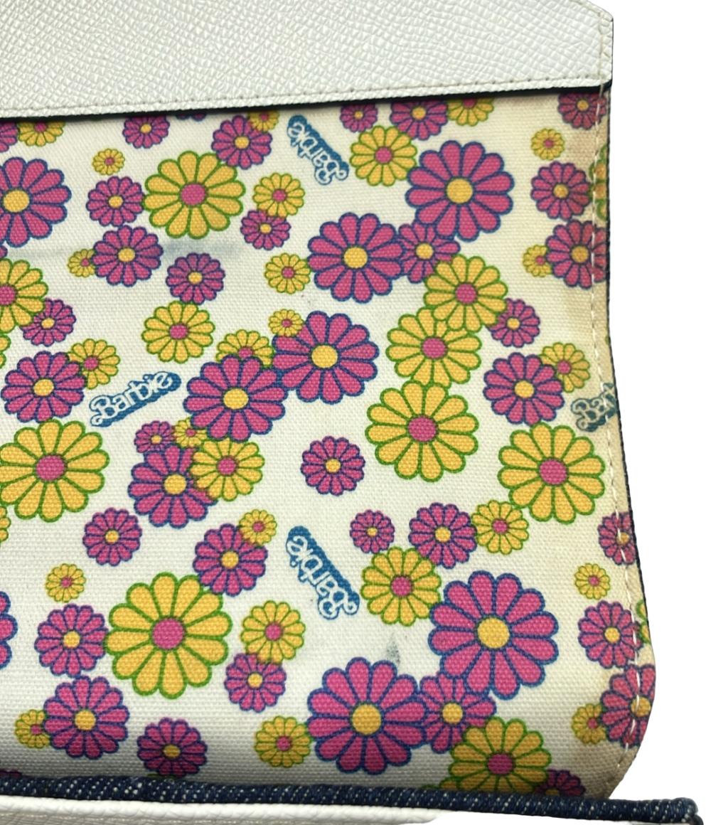 Samantha Thavasa Barbie 2wayハンドバッグ ショルダーバッグ デニム 内側花柄 レディース サマンサタバサ バービー