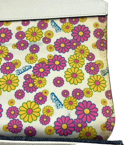 Samantha Thavasa Barbie 2wayハンドバッグ ショルダーバッグ デニム 内側花柄 レディース サマンサタバサ バービー