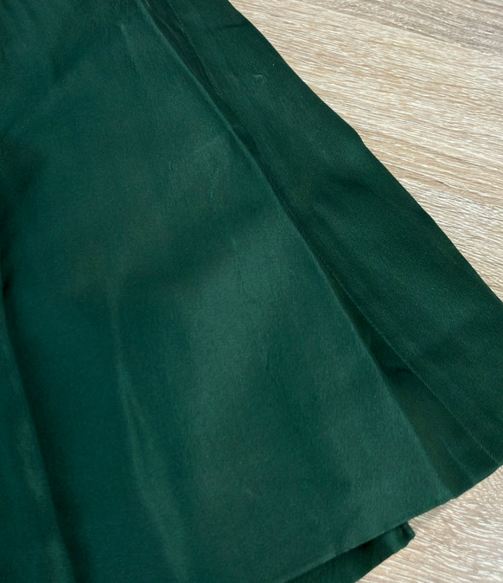 PRADA プリーツフレアスカート グリーンカラー 2017年 レディース SIZE 38 (M) プラダ