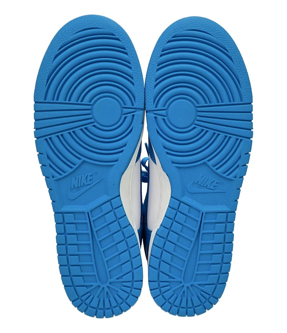美品 NIKE ハイカットスニーカー チャンピオンシップ ブルー ダンク ハイ レトロ DD1399-400 メンズ SIZE 27.0 (L) ナイキ
