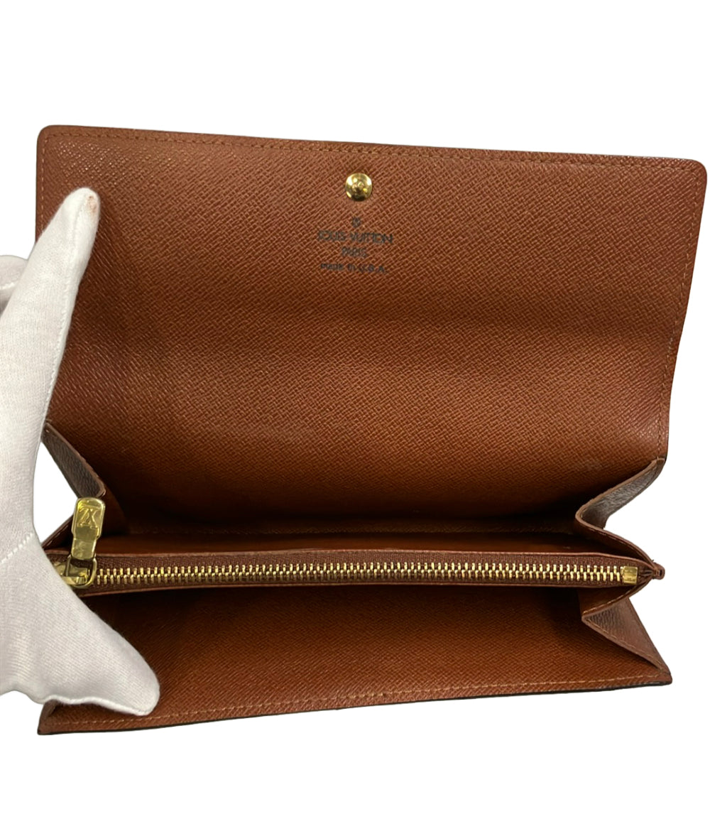 LOUIS VUITTON 長財布 ポシェット ポルト モネ クレディ モノグラム M61725 レディース ルイ・ヴィトン