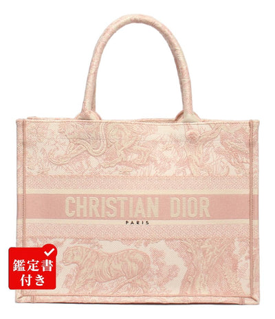 美品 クリスチャンディオール トートバッグ ブックトート トワル ドゥ ジュイ レディース Christian Dior