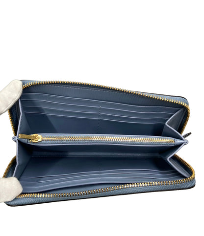 美品 COACH ラウンドファスナー長財布 レザー 89679 レディース コーチ