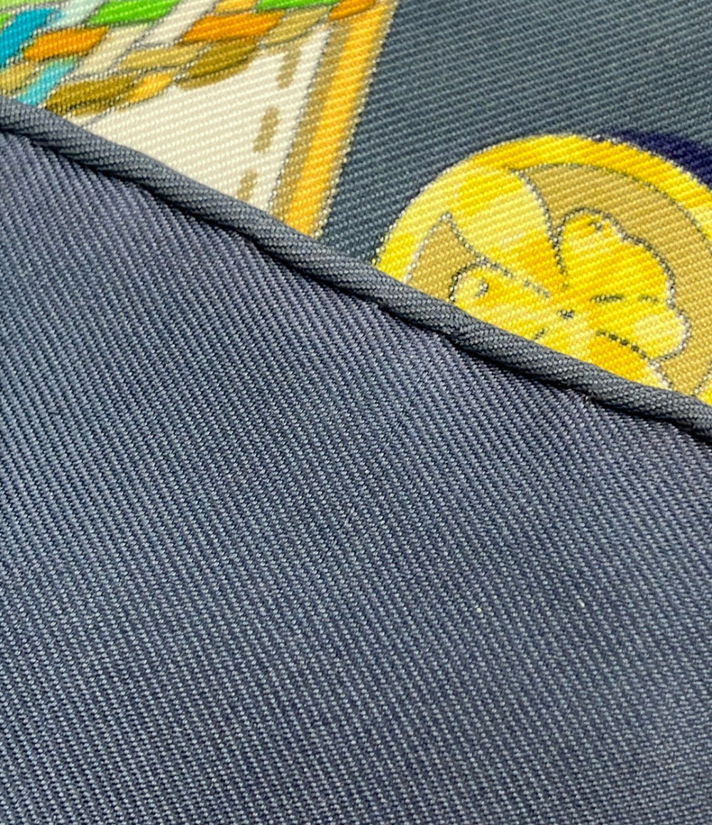 美品 HERMES スカーフ シルク100% カレ90 Petite main レディース エルメス