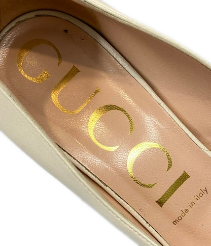 グッチ パンプス チャンキーヒール レディース SIZE 38 1/2 (XL) GUCCI