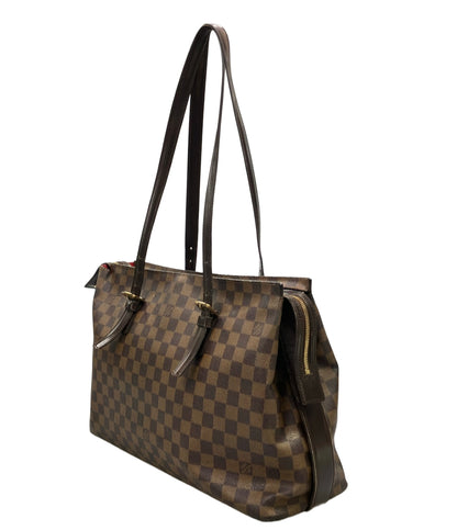 訳あり LOUIS VUITTON トートバッグ チェルシー ダミエ N51119 レディース ルイ・ヴィトン
