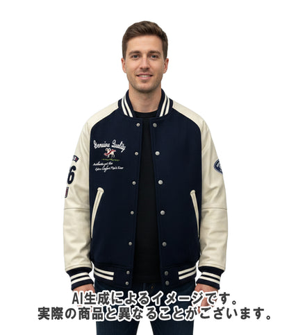 Papas + スタジャン 羊革 メンズ SIZE S パパスプラス