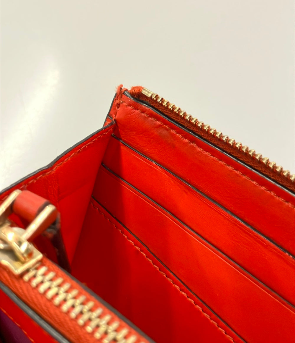 BVLGARI L字ファスナー長財布 レザー レディース ブルガリ