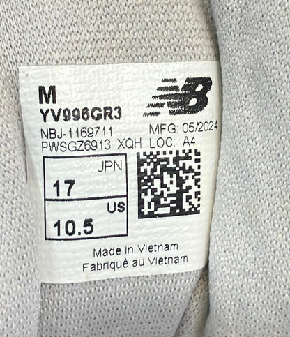 NEW BALANCE ローカットスニーカー YV996GR3 キッズ SIZE 17.0 (M) ニューバランス