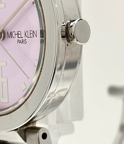 MICHEL KLEIN 腕時計 クオーツ ピンク 7N01-0DC0 レディース ミッシェルクラン