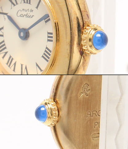 Cartier 腕時計 マストコリゼ マスト ドゥ カルティエ クオーツ ホワイト 590002 レディース カルティエ
