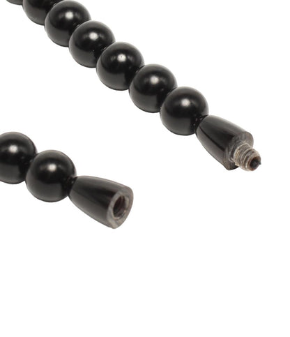 ネックレス イヤリング 念珠 ジェット 3点セット レディース