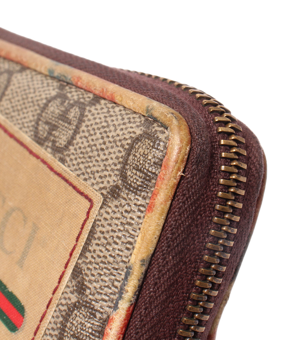 GUCCI ラウンドファスナー長財布 GGスプリーム 473909 496334 メンズ グッチ