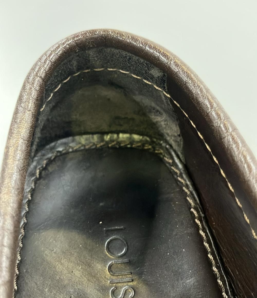 LOUIS VUITTON ドライビングシューズ モノグラム フラワーチャーム