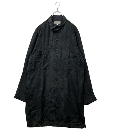 Yohji Yamamoto 長袖シャツ ロング ムラ染め HZ-B33-212 メンズ SIZE 2 ヨウジヤマモト