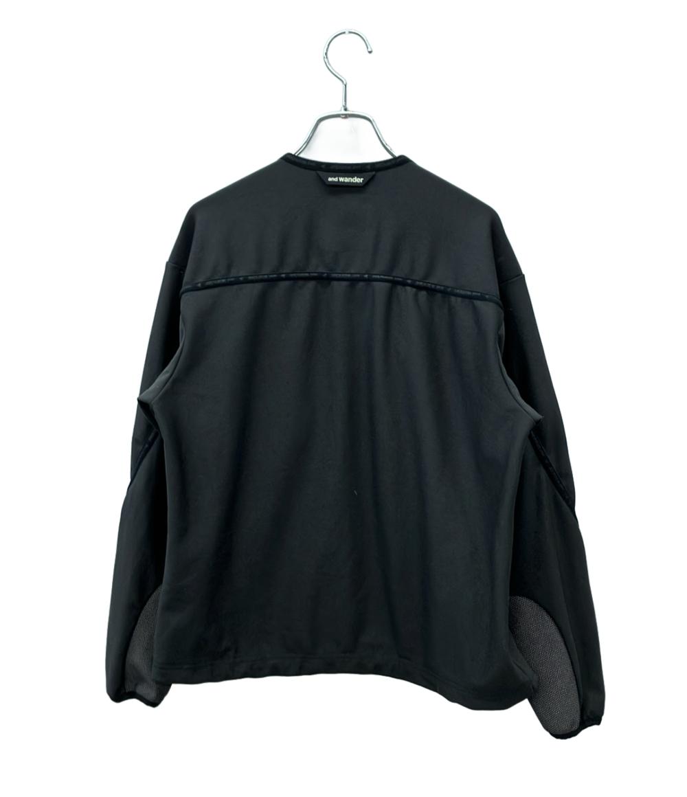 and wander フリースシャツ ライト プルオーバー ハーフジップ LIGHT FLEECE PULLOVER AW93-JT012 レディース SIZE 00 (XS) アンドワンダー