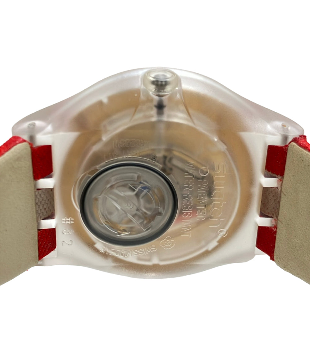 Swatch 腕時計 007コラボ ゲオルギー・コスコフモデル クオーツ レッド メンズ スウォッチ