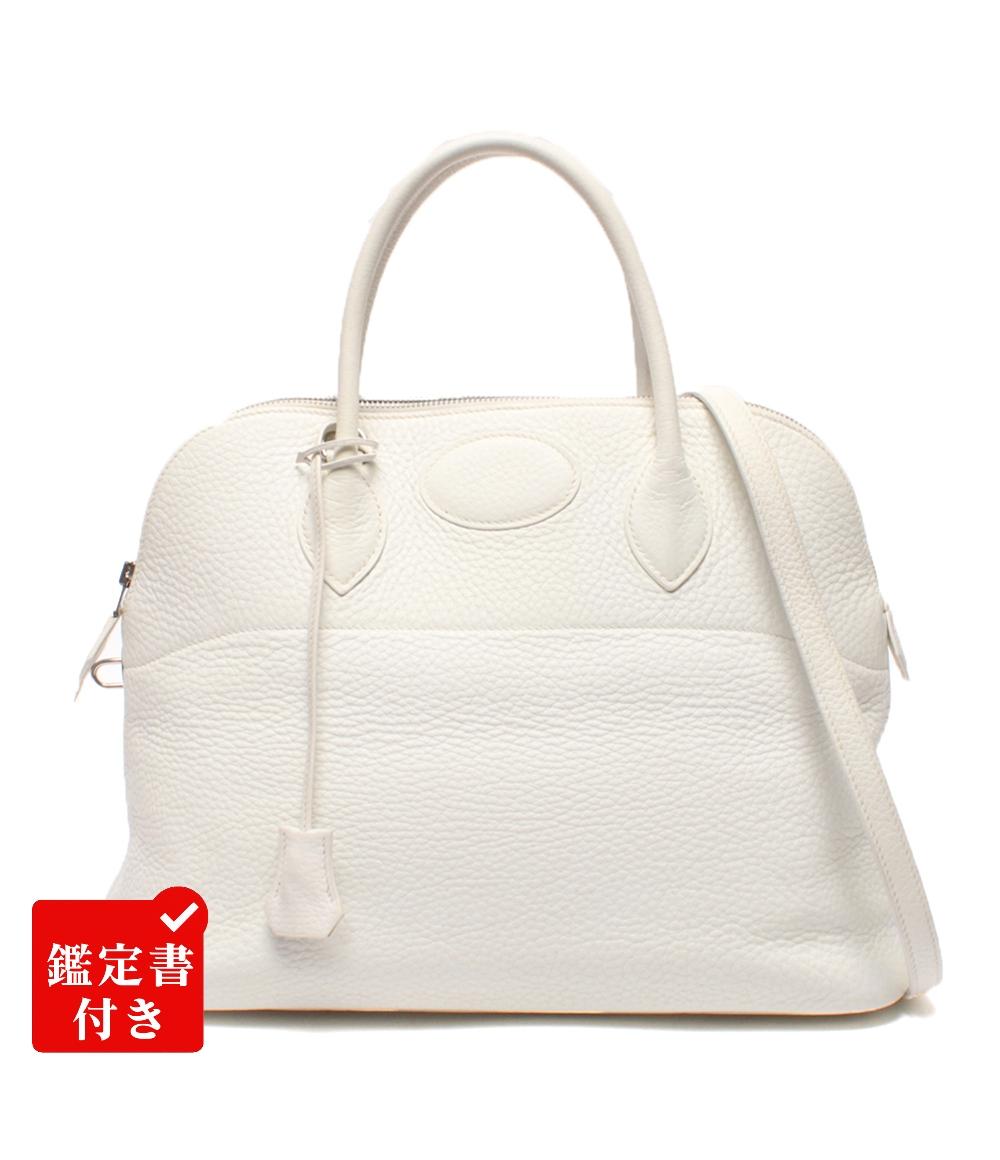 HERMES 2WAYハンドバッグ ショルダーバッグ 肩掛け □H刻印 シルバー金具 ボリード35 レディース エルメス