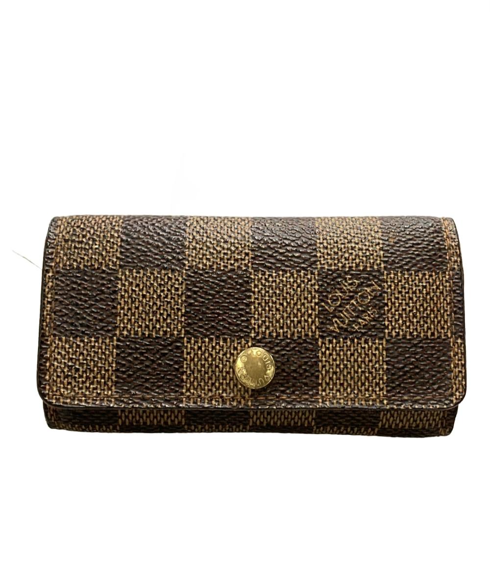 LOUIS VUITTON 4連キーケース ミュルティクレ 4 ダミエ エベヌ N62631 レディース メンズ ルイ・ヴィトン