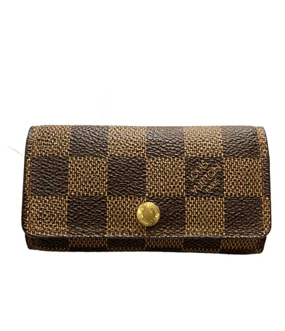 LOUIS VUITTON 4連キーケース ミュルティクレ 4 ダミエ エベヌ N62631 レディース メンズ ルイ・ヴィトン