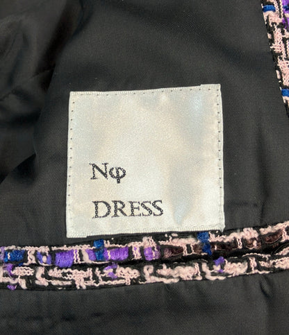 nodress ビジューボタン ツイードジャケット メンズ ノードレス