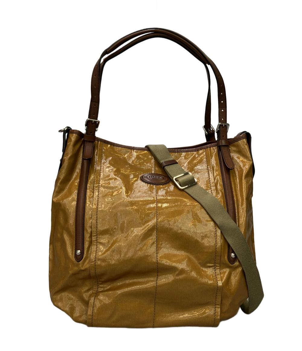 TOD’S 2way トートバッグ ショルダーバッグ 斜め掛け Gライン レディース トッズ