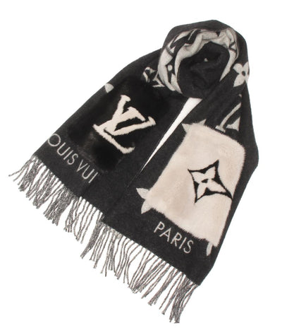 美品 LOUIS VUITTON マフラー カシミヤ100% マフラー･コールド レイキャビック M74353 レディース ルイ・ヴィトン
