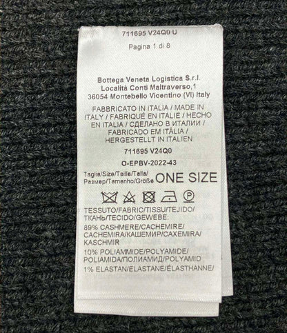 BOTTEGA VENETA リブマフラー メンズ ボッテガ・ヴェネタ