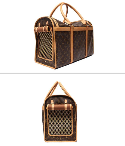 ルイ・ヴィトン キャリーバッグ ペットキャリー  メッシュ ウインドウ付き サック シヤン50 モノグラム M42021 レディース LOUIS VUITTON
