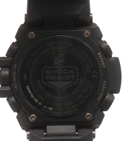 CASIO 腕時計 Bluetooth Gスチール G-STEEL 電波ソーラー G-SHOCK ソーラー ブラック GST-B100 メンズ カシオ