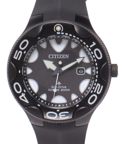 CITIZEN 腕時計 マリン エコ ドライブ ダイバー200m プロマスター PROMASTER ソーラー ブラック E168-A5WBH03 メンズ シチズン