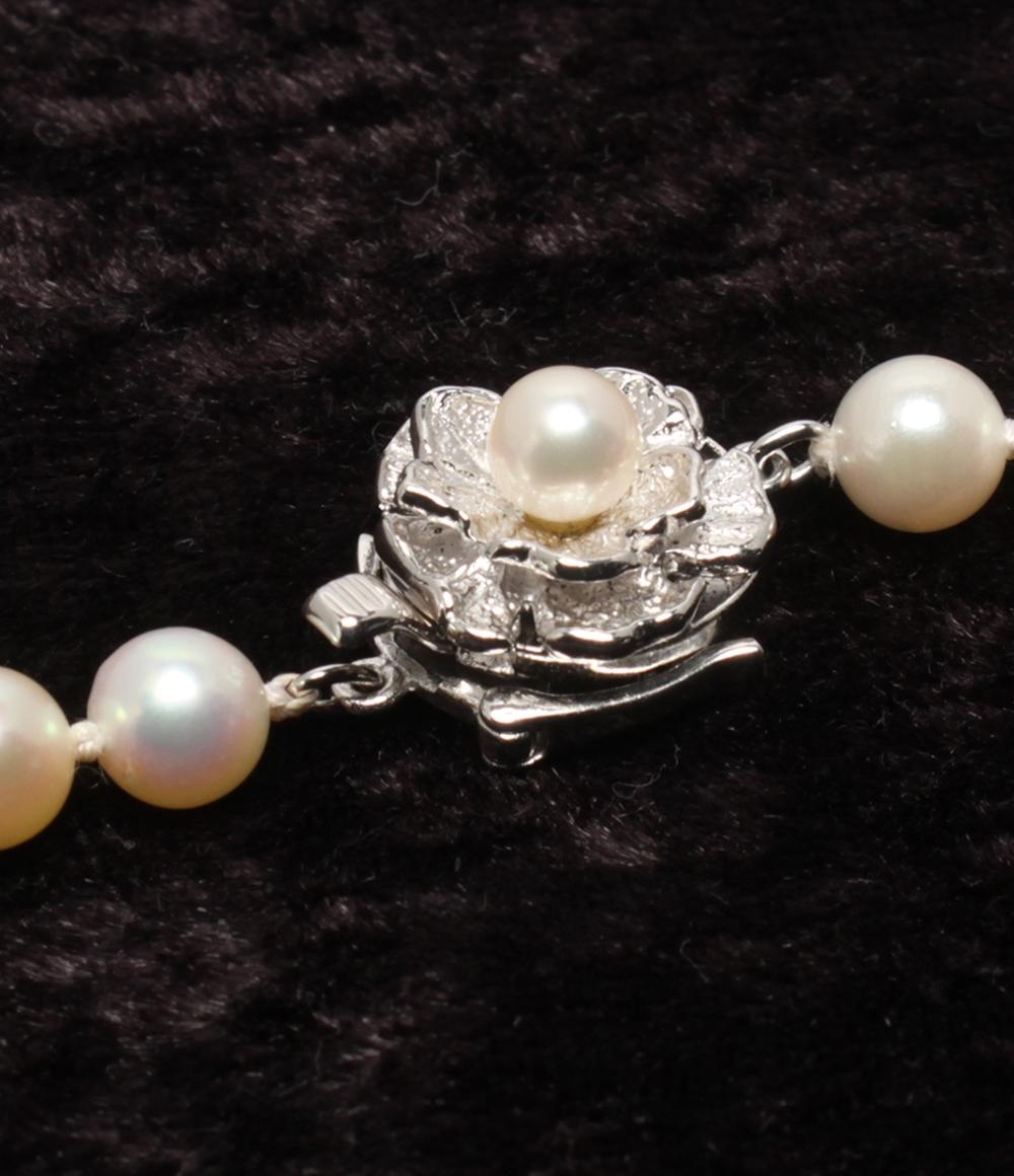 ロングネックレス SV パール 6.0-6.5mm レディース