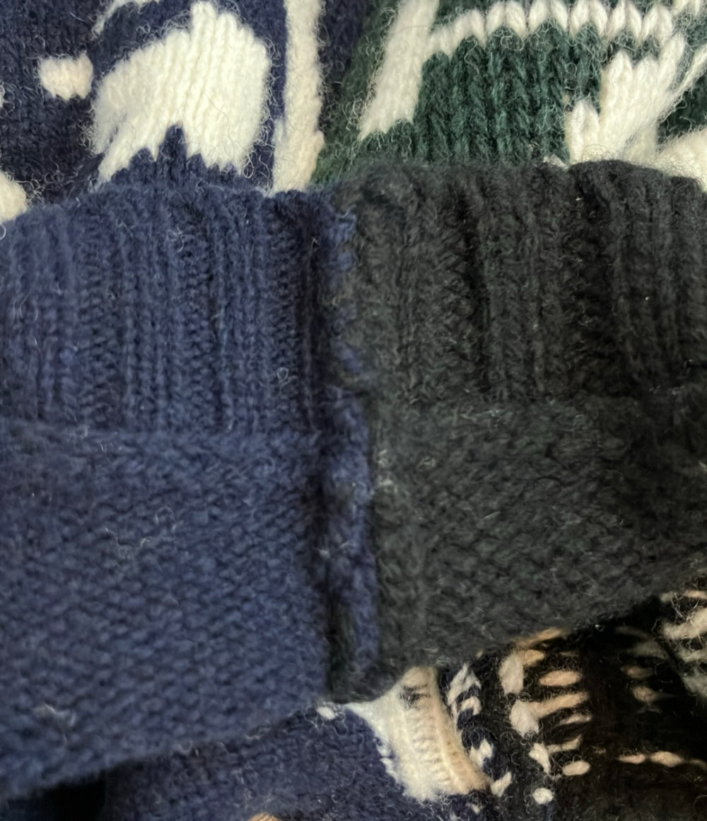 Sacai パッチワーク ショートスリーブセーター 24-07433 レディース SIZE 1 サカイ